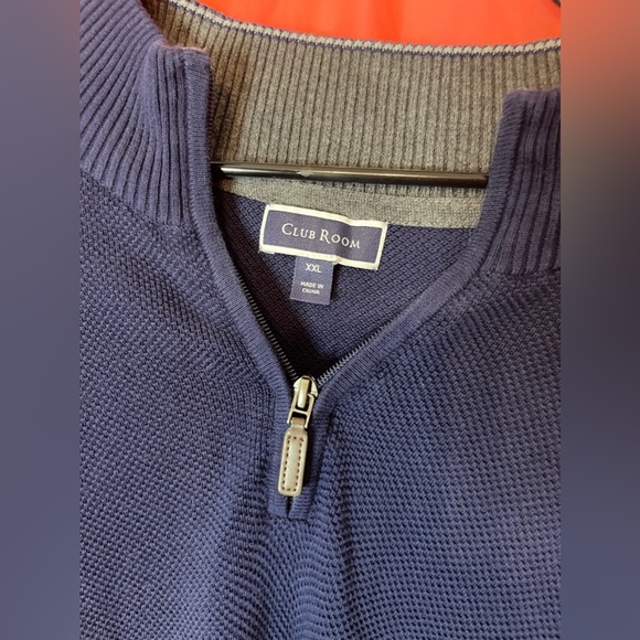 Club Room men’s XXL navy pullover - Picture 3 of 3